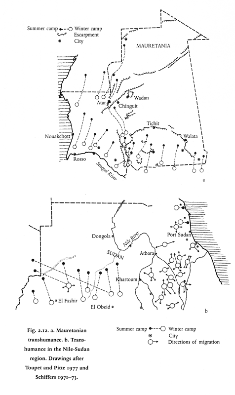North African migration routes