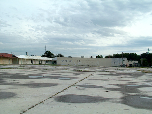 abandoned shopping center